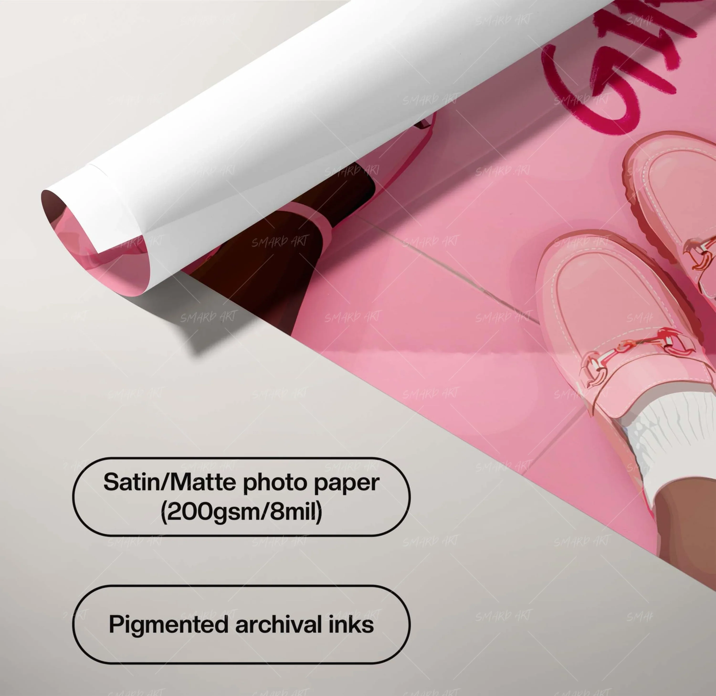 Art Print Bundle : Crowned Look + Dream It Real Girl - Image 4