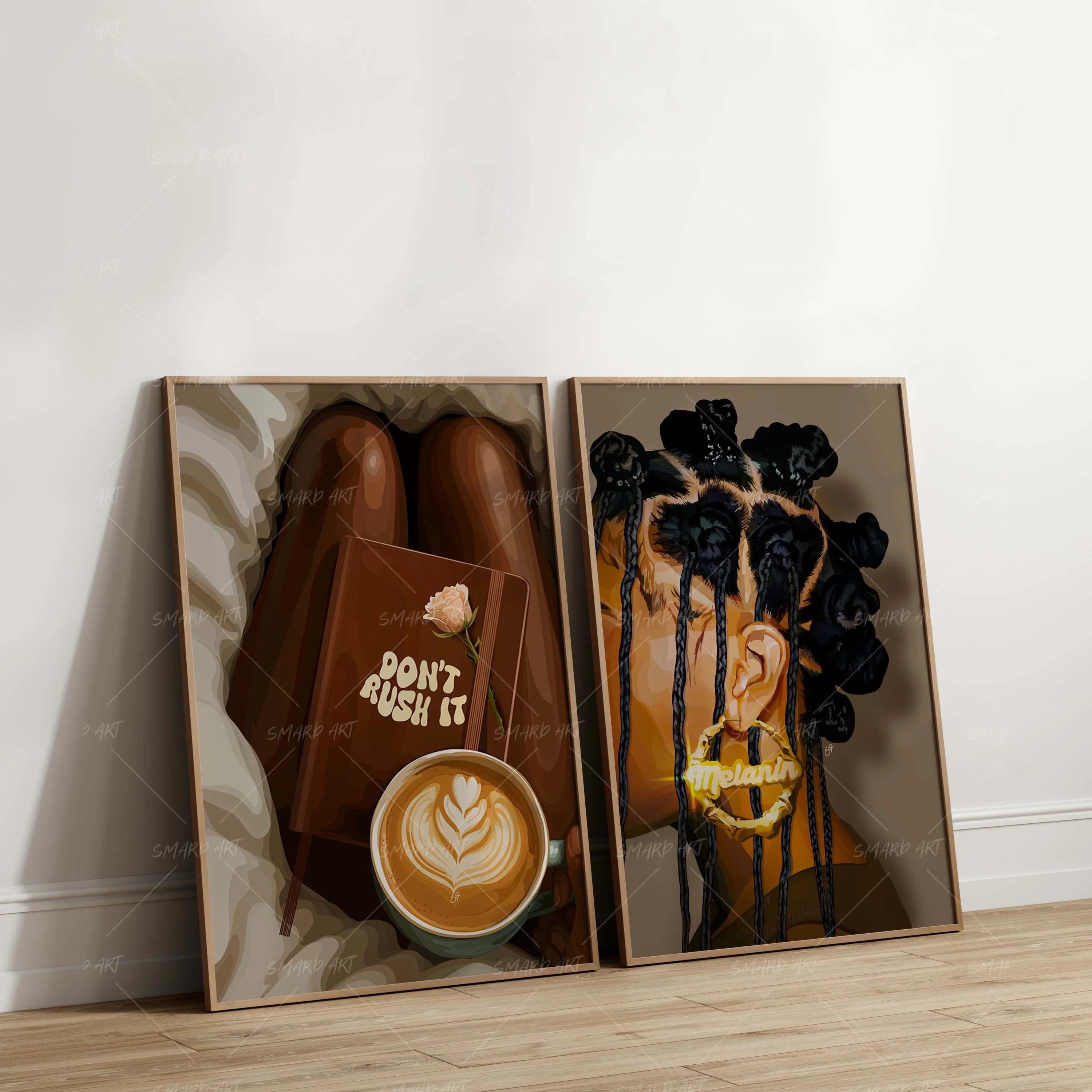 Art Print Bundle : Don't Rush It + Knot Braids - Image 2