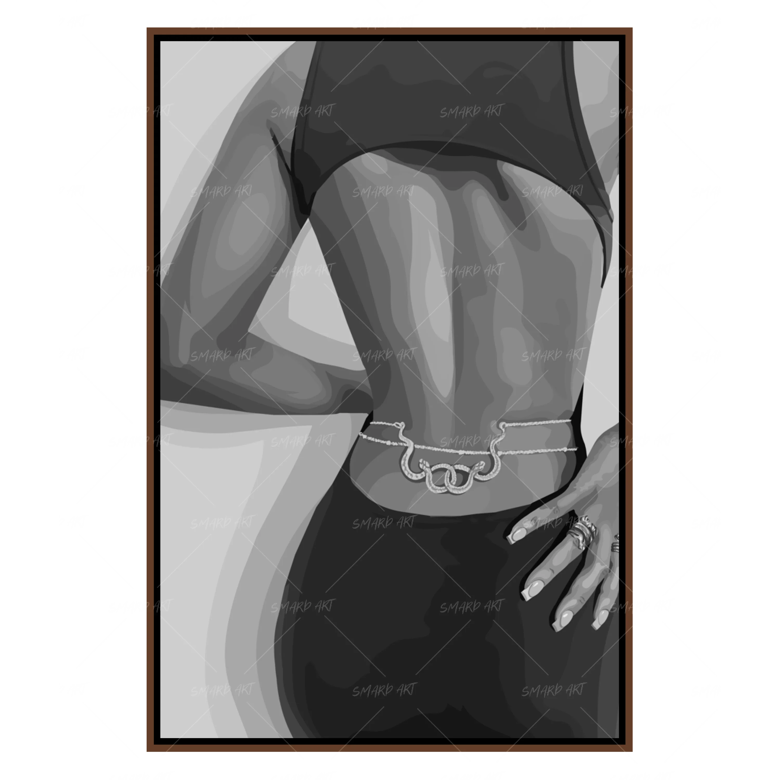 Belly Chain V B&W