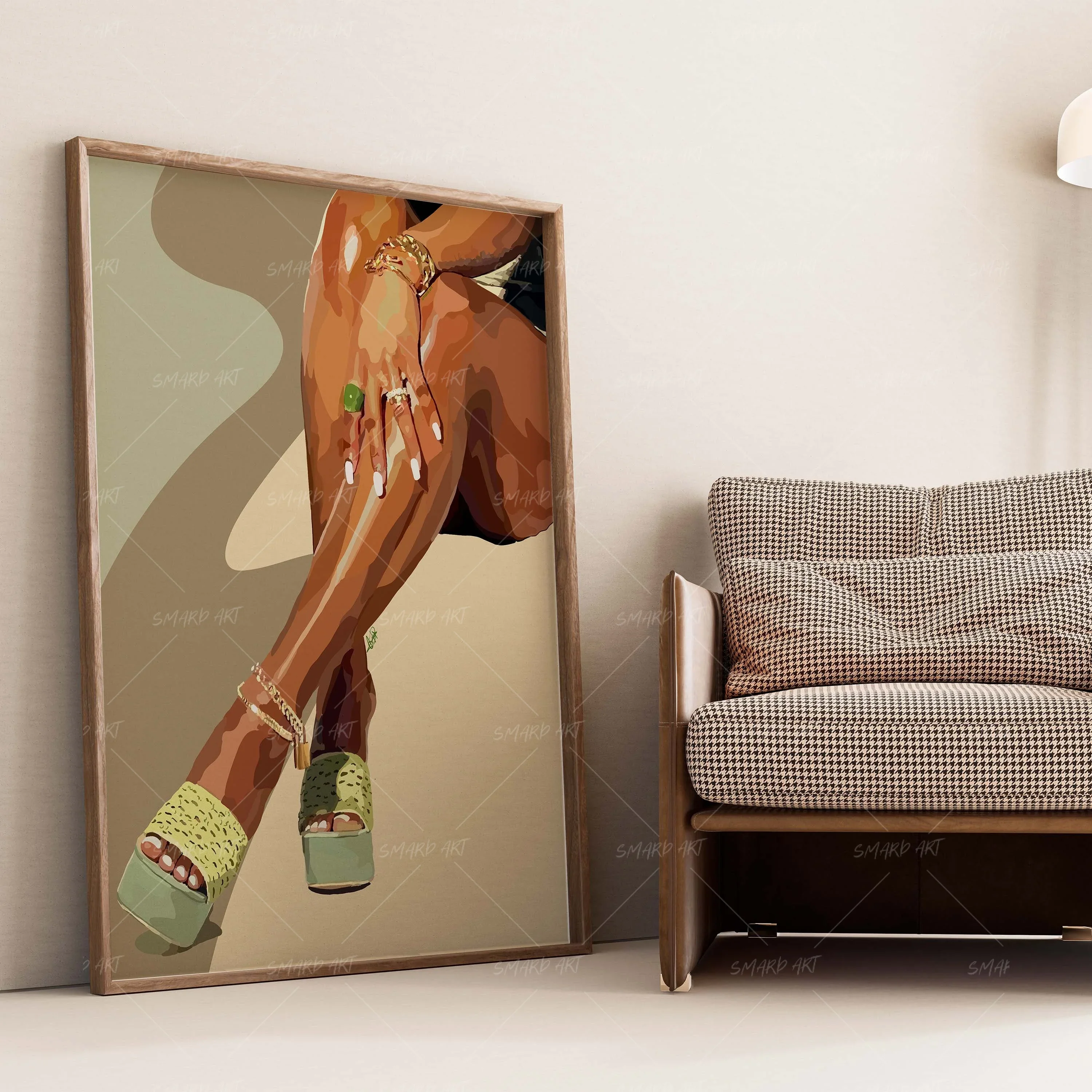 Legs And Green Touch - Image 2