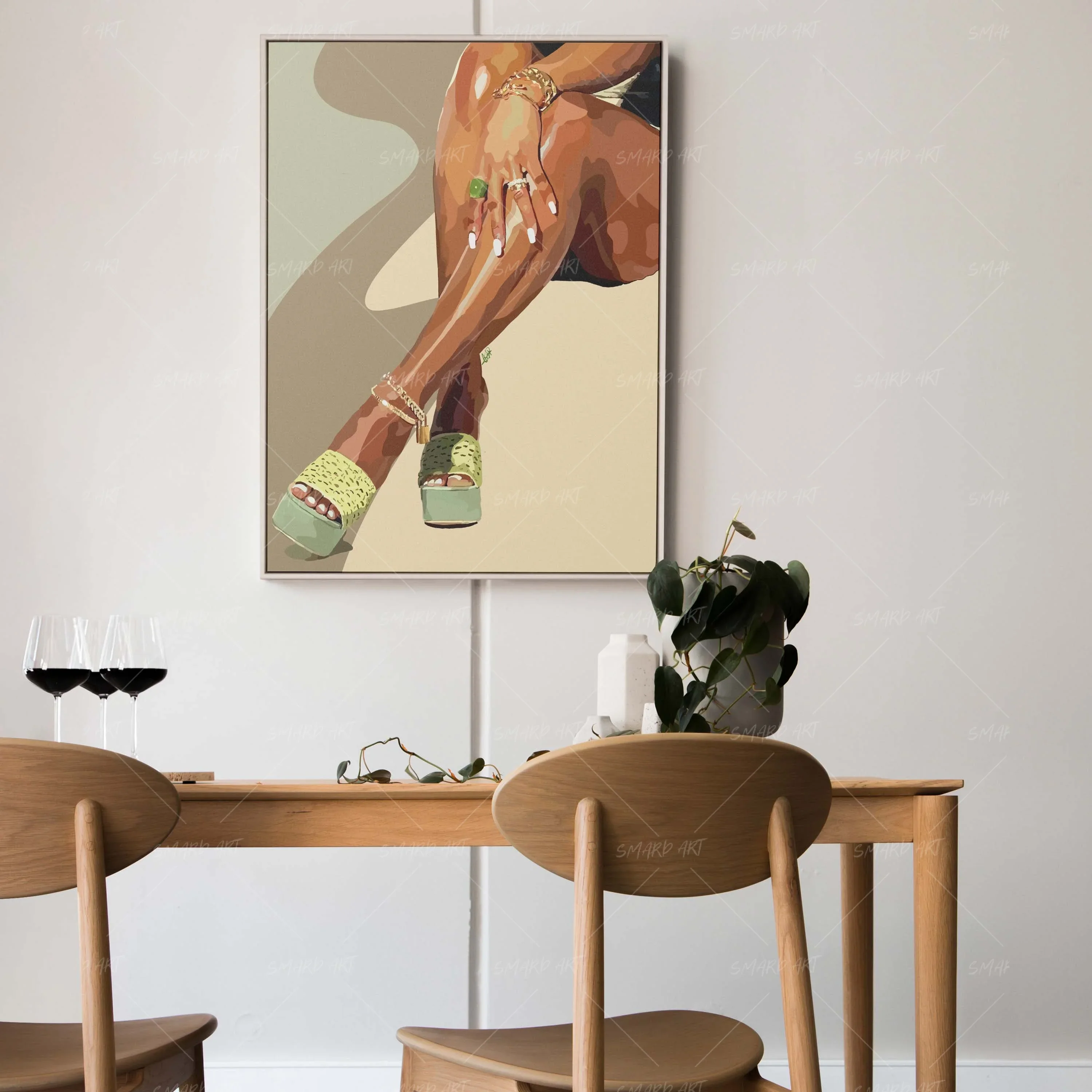 Legs And Green Touch - Image 3