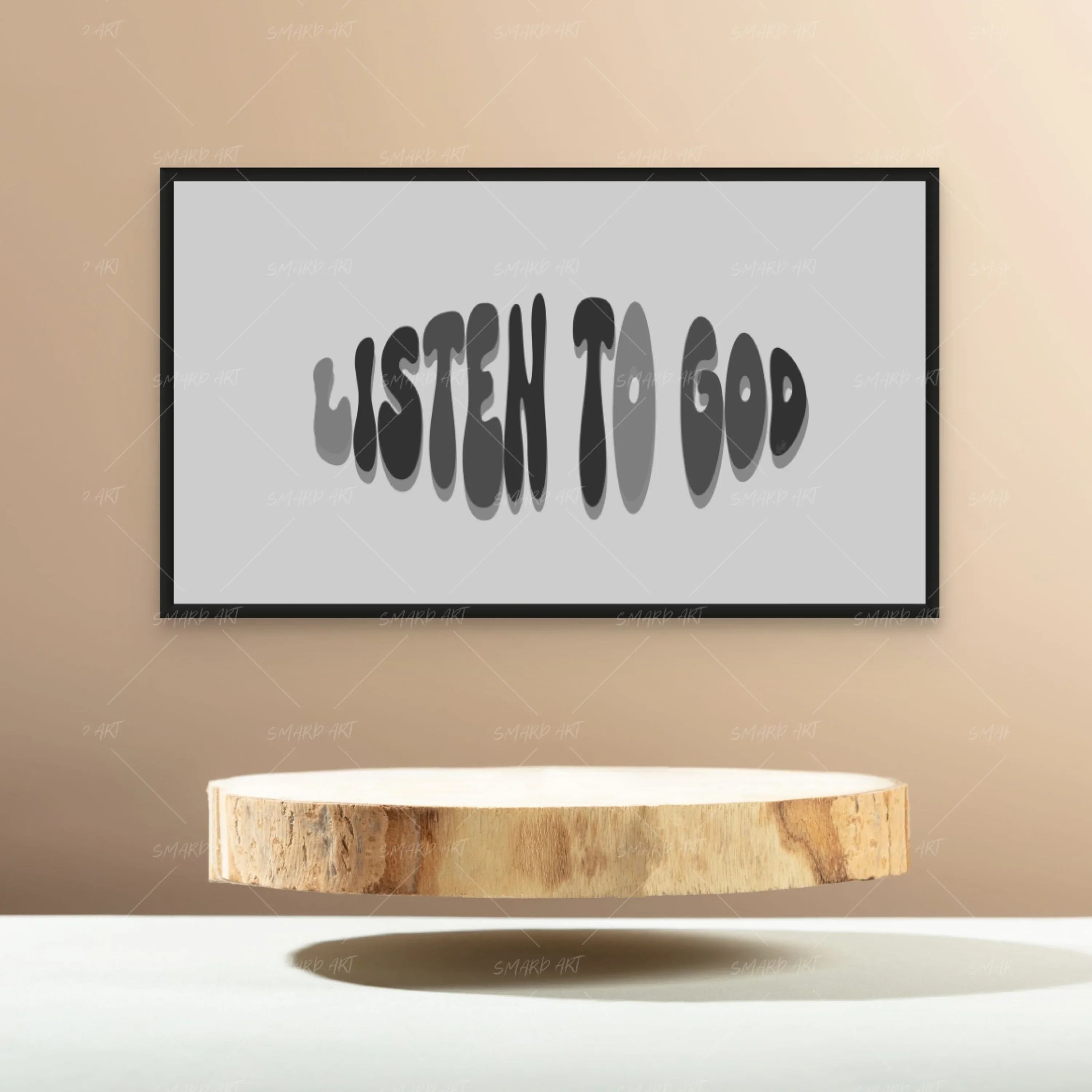 Listen To God B&W - Image 2