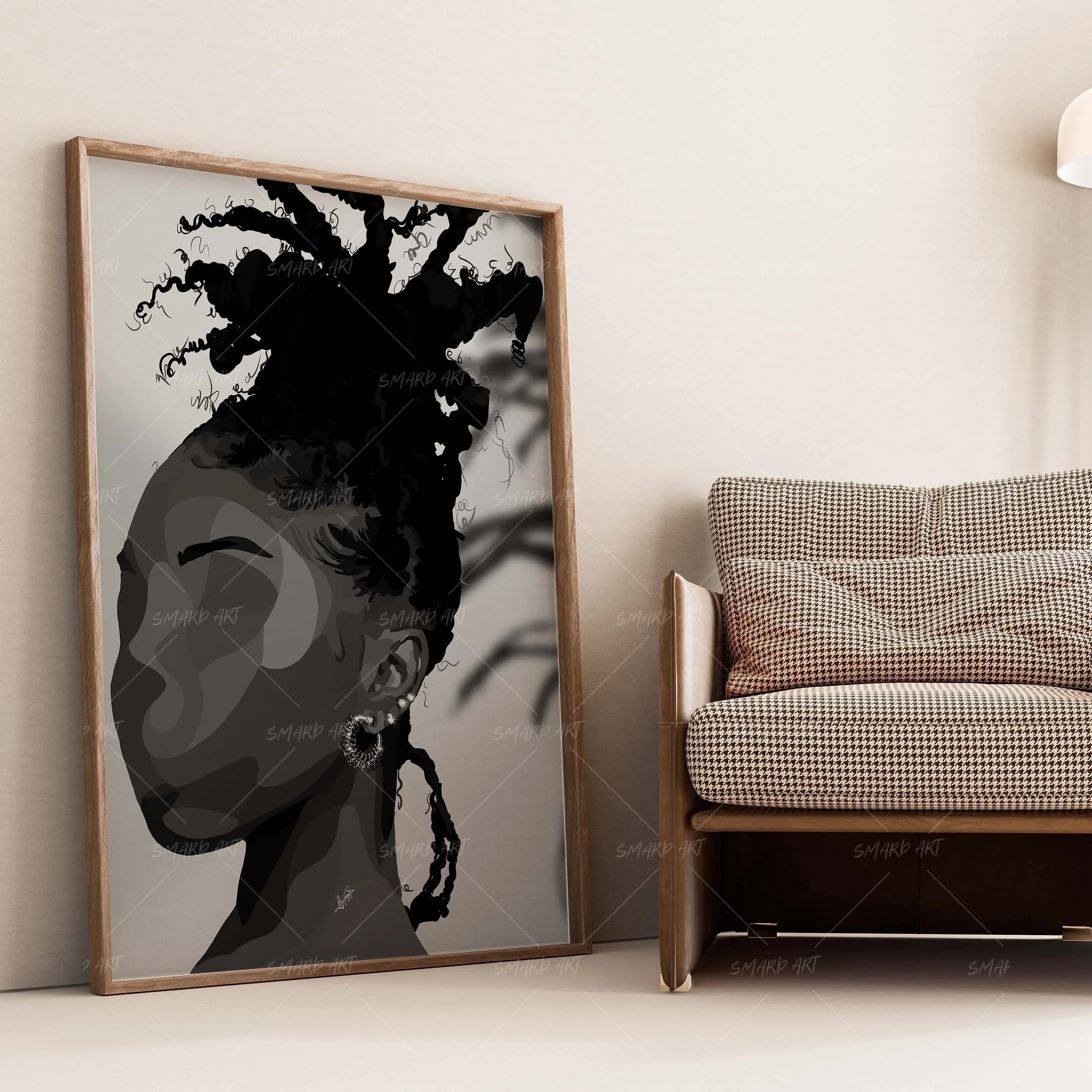 Locs Bae B&W - Image 3