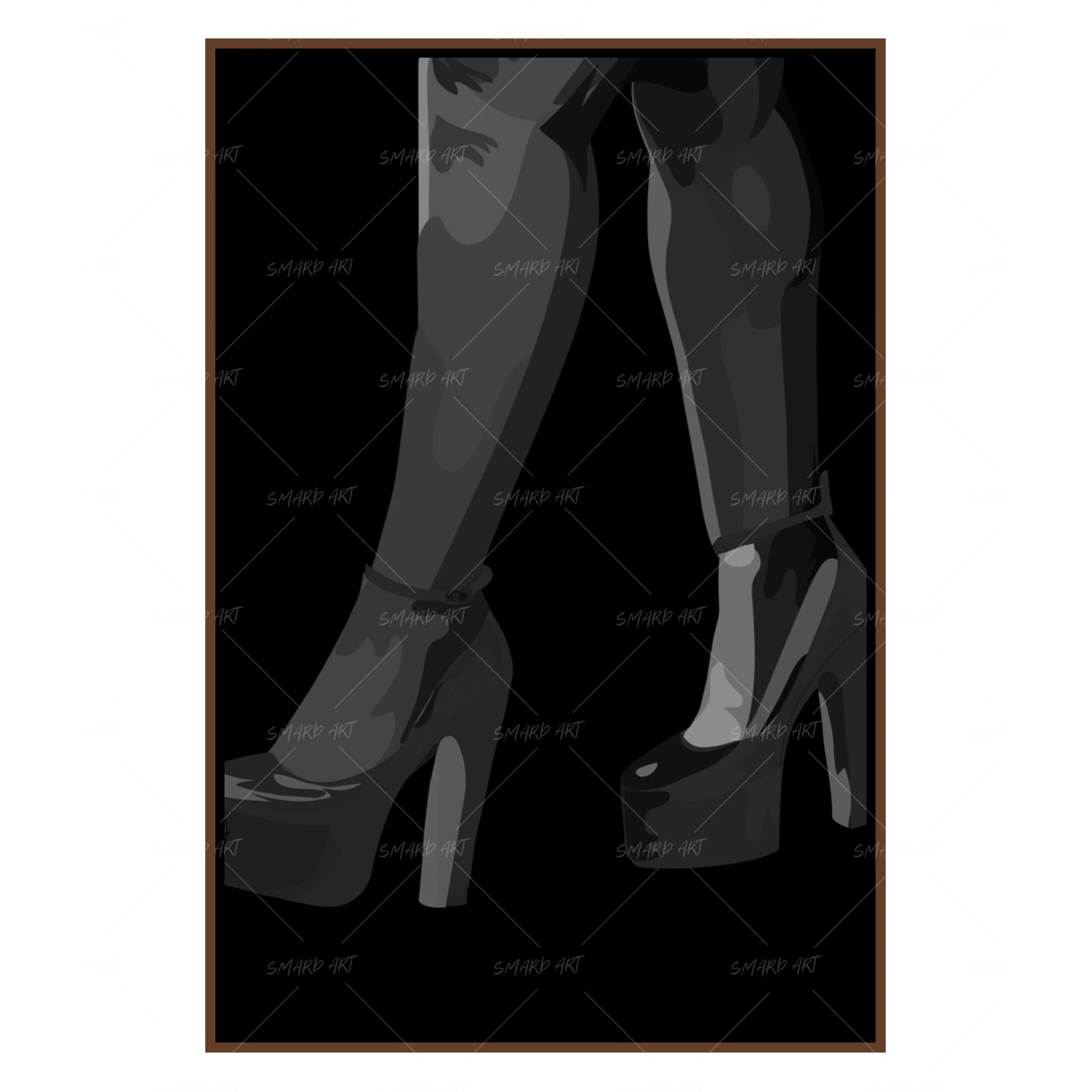 Strut Your Stuff Red B&W