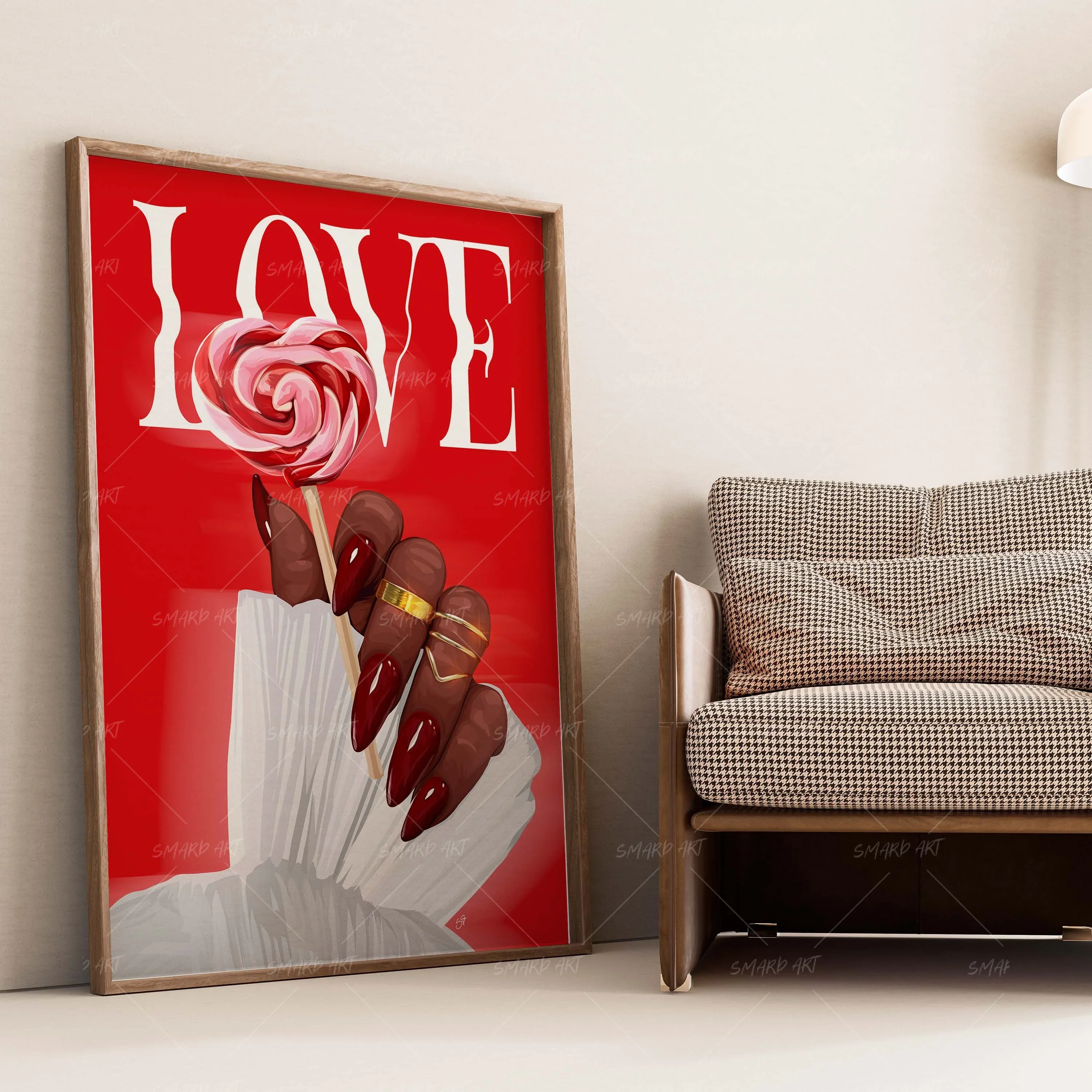 Sweetheart In Hand-Red - Image 2