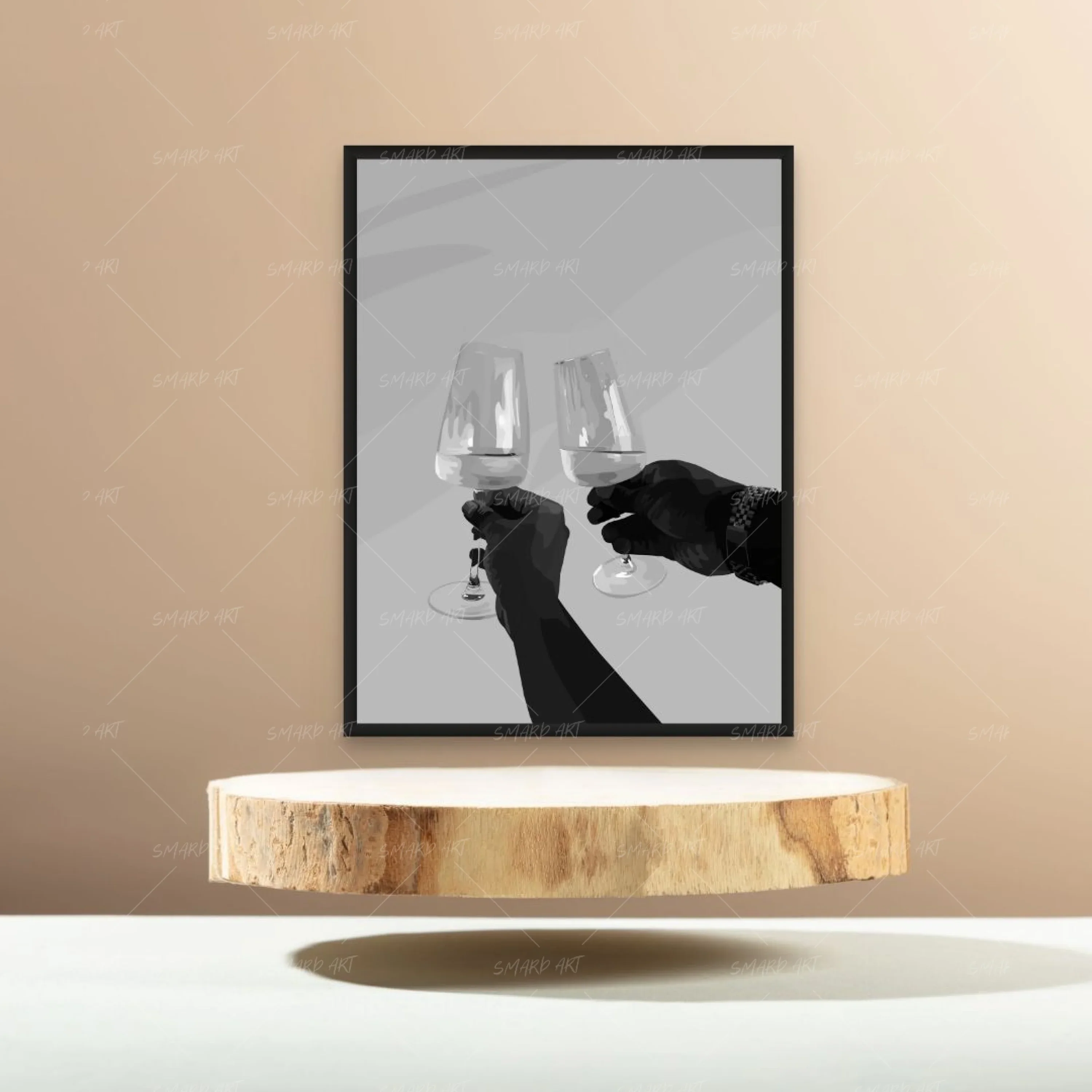 Wine Down B&W - Image 2